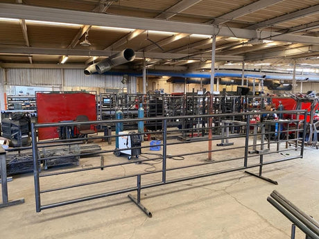 Cattle panels for livestock fence