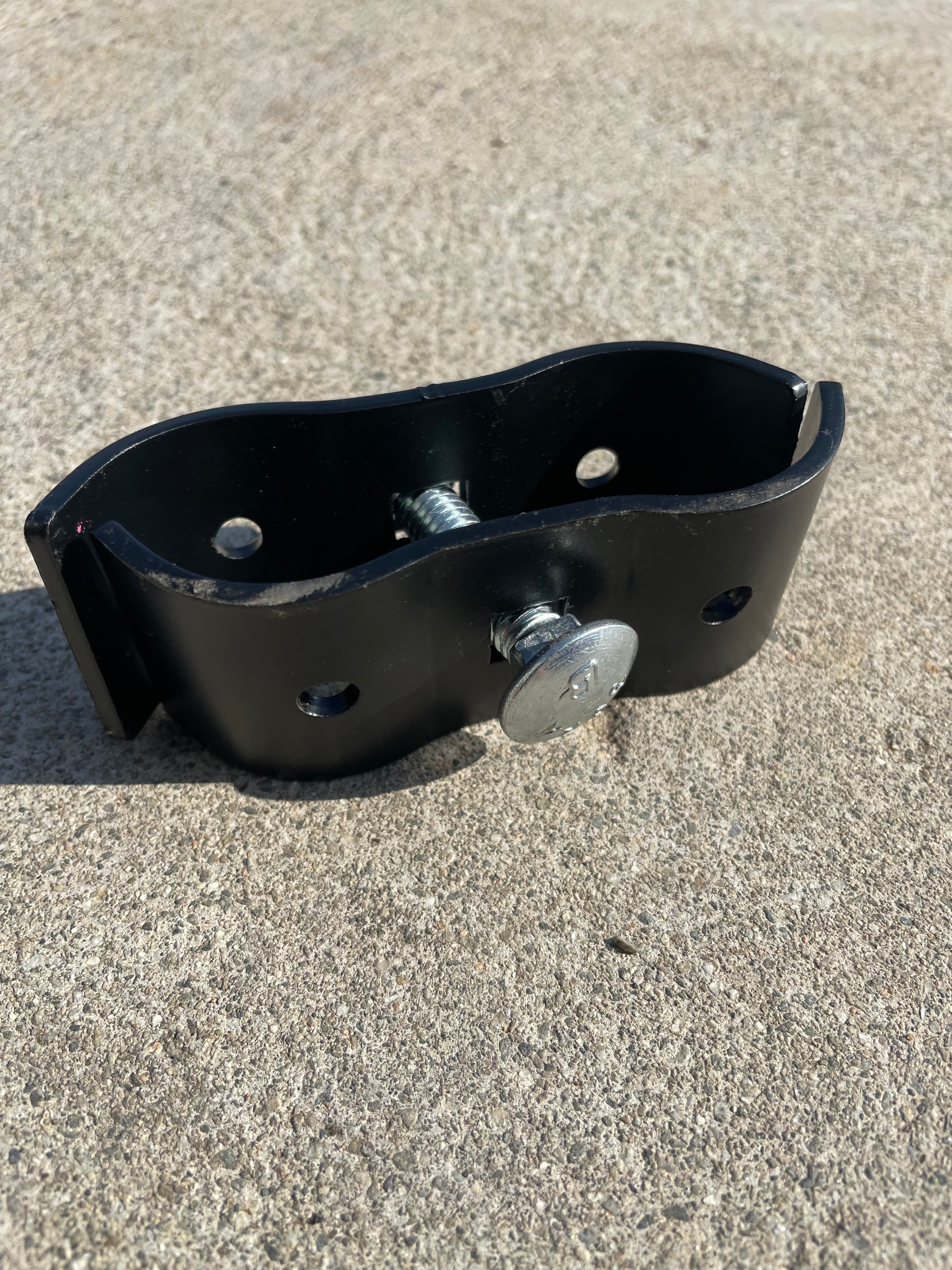 1 5/8" Steel Panel Clamp for 1 5/8" Post - Powder Coated