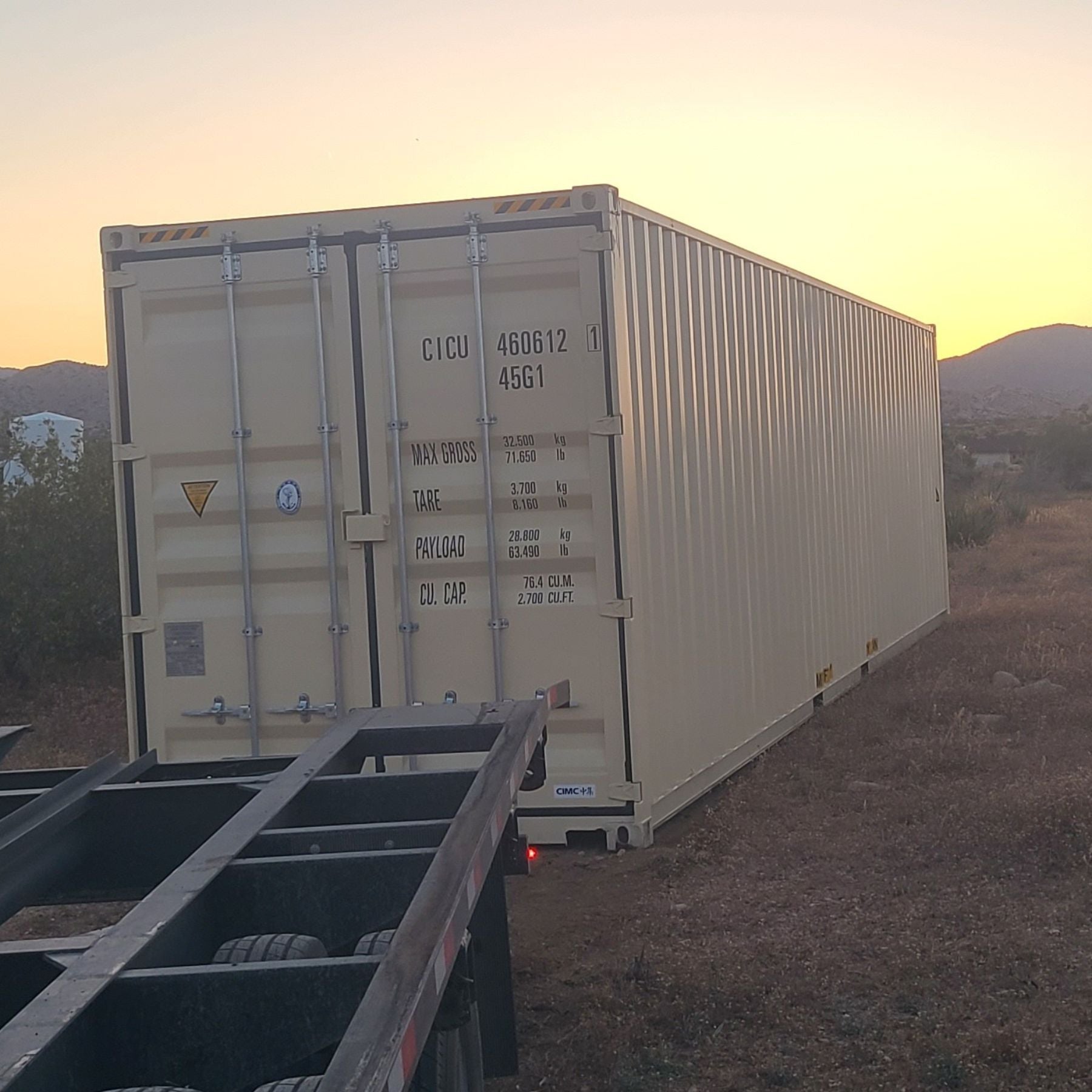 Shipping Container For Barn & Tack Storage