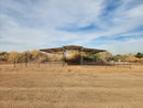 Mare Motel with (4) 12x24 Stalls and 10ft Breezeway 4-Rail-1