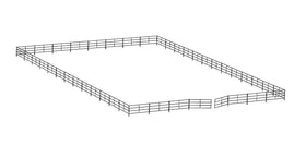 80 Ft X 120 Ft Riding Arena (4 Rail)