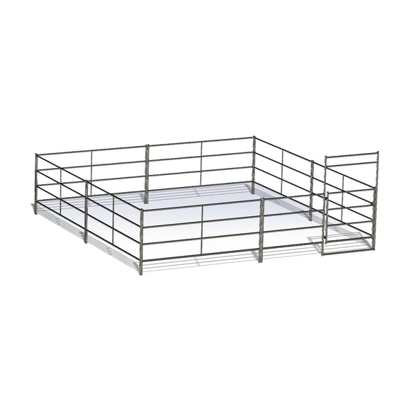 20 Ft X 20 Ft Stall (5 Rail)